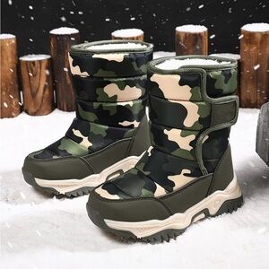 Camouflage Winter Boots